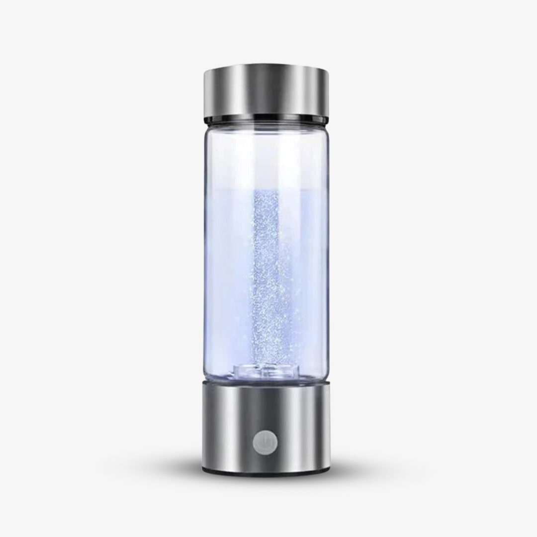 Hydrogen Water Bottle - Rechargeable - Glass Design