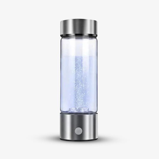 Hydrogen Water Bottle - Rechargeable - Glass Design