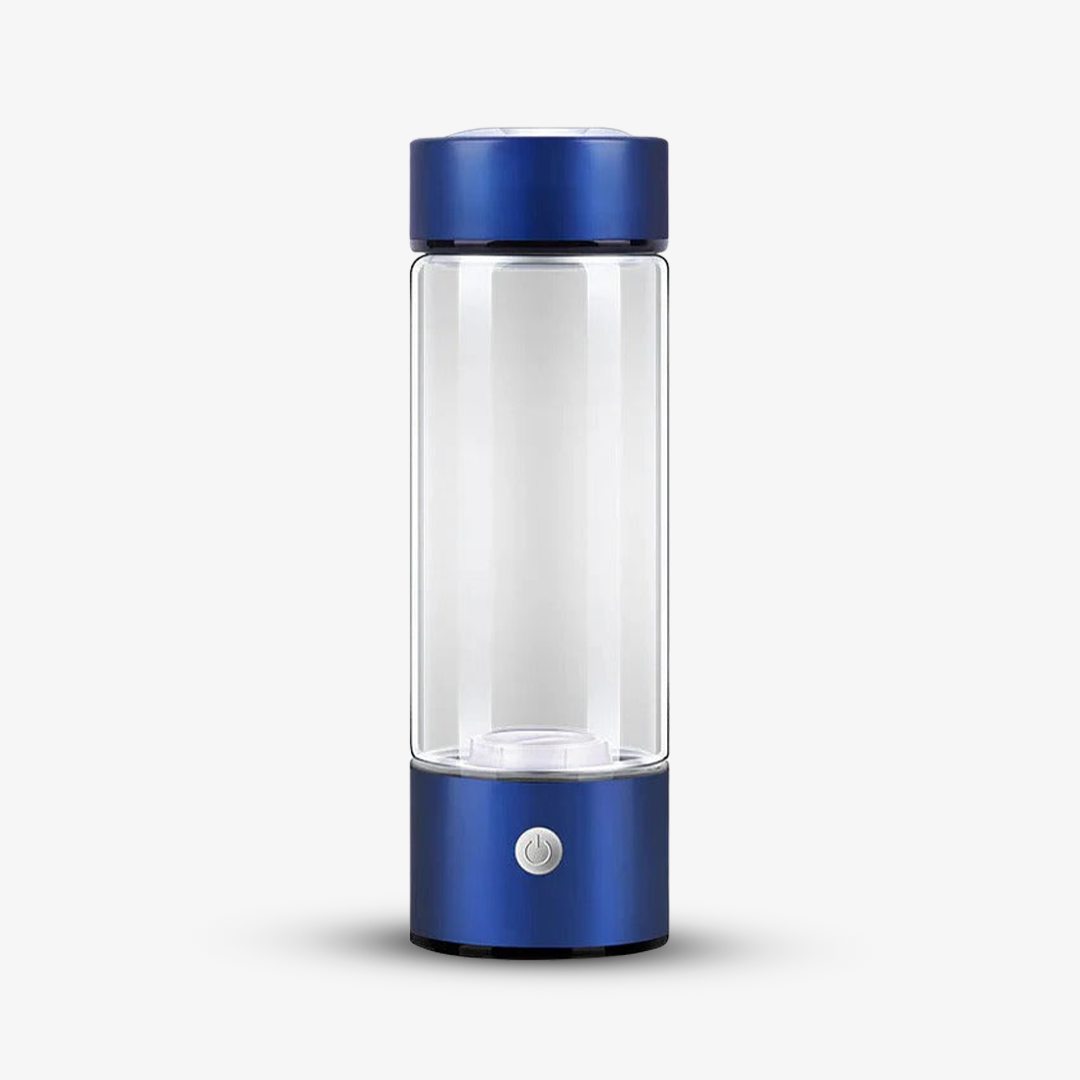 Hydrogen Water Bottle - Rechargeable - Glass Design