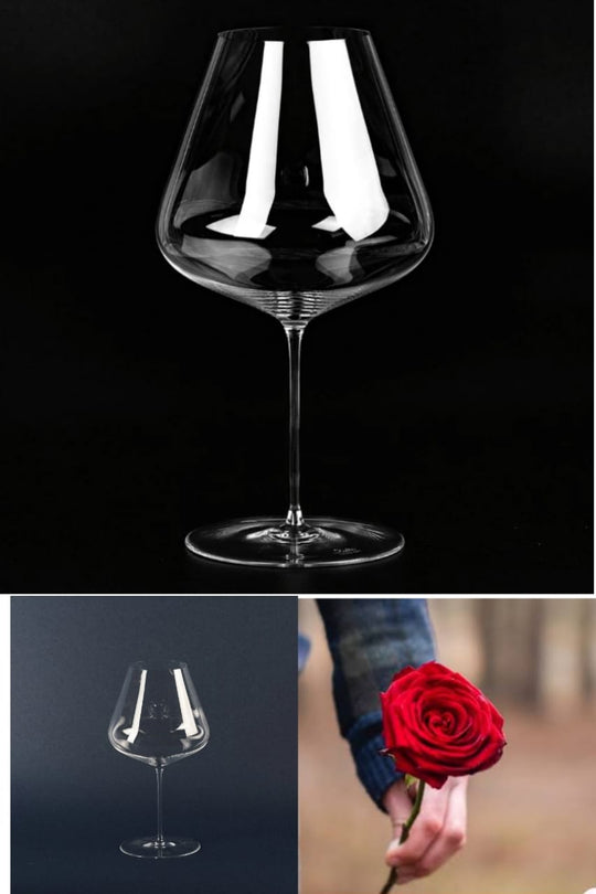 6pcs 800ml Glass Goblet Wine Glasses