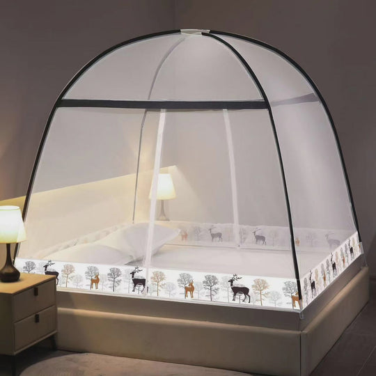 Collapsible Mosquito Net (5x6) - Black