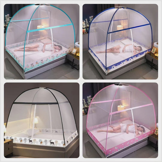 Collapsible Mosquito Net (5x6) - Black