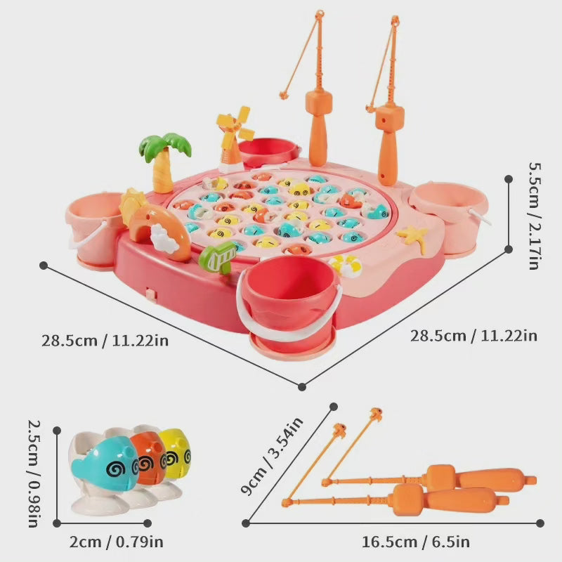 Children's Magnetic Fishing Game - Black Nov