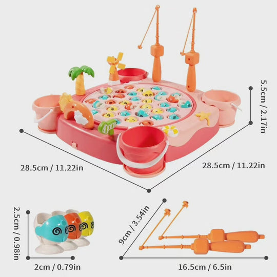 Children's Magnetic Fishing Game - Black Nov