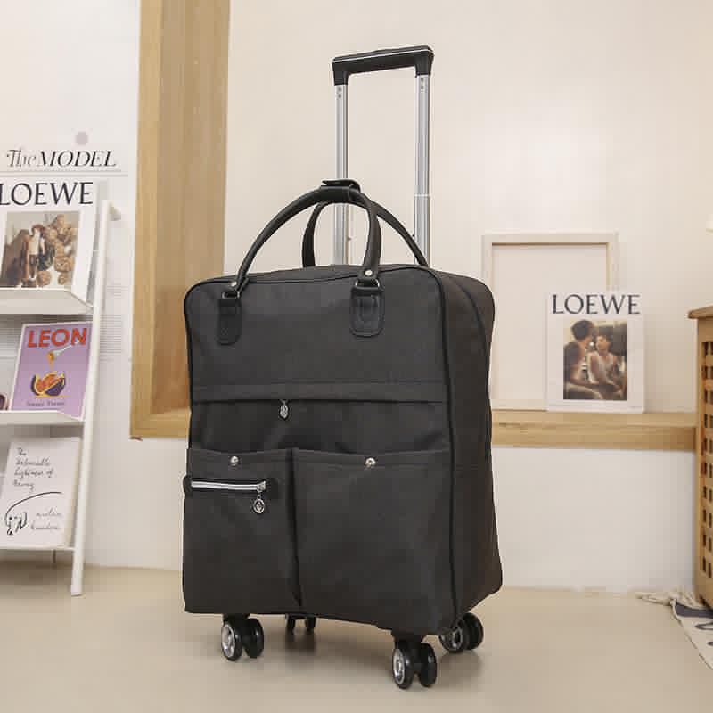 Travel Trolley Bag with Shoulder Strap - Carry-On Bag