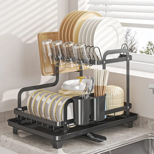 Two-Tier Dish Rack