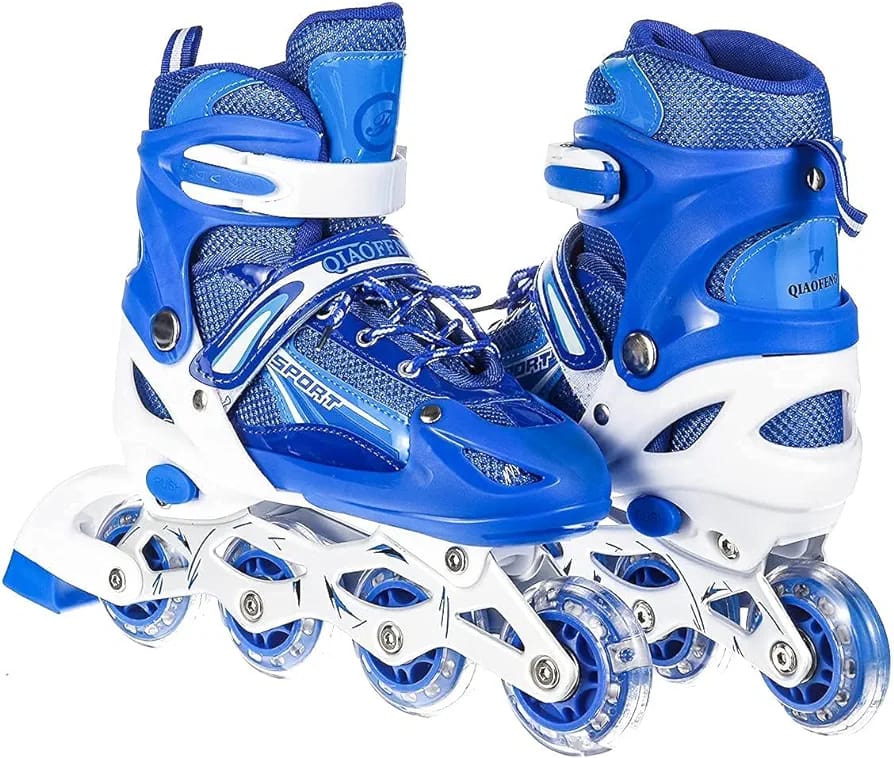 Skate Shoes and Protective Gear Set