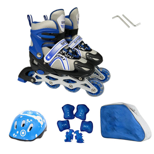 Skate Shoes and Protective Gear Set