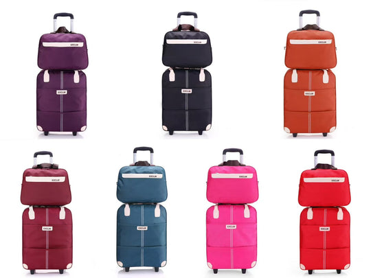 2 in 1 Travel Trolley Bags - Hand Luggage Bags