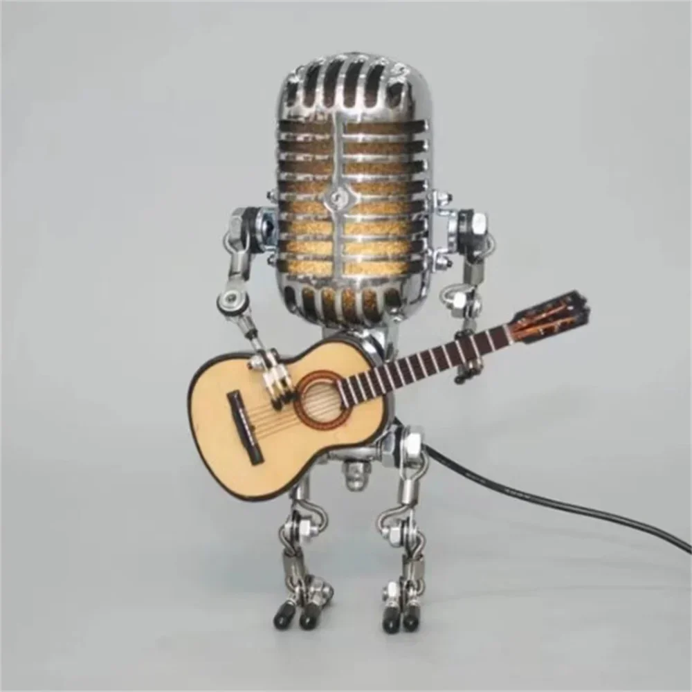 Industrial Table Lamp - Robot Design - Adjustable Brightness 3
