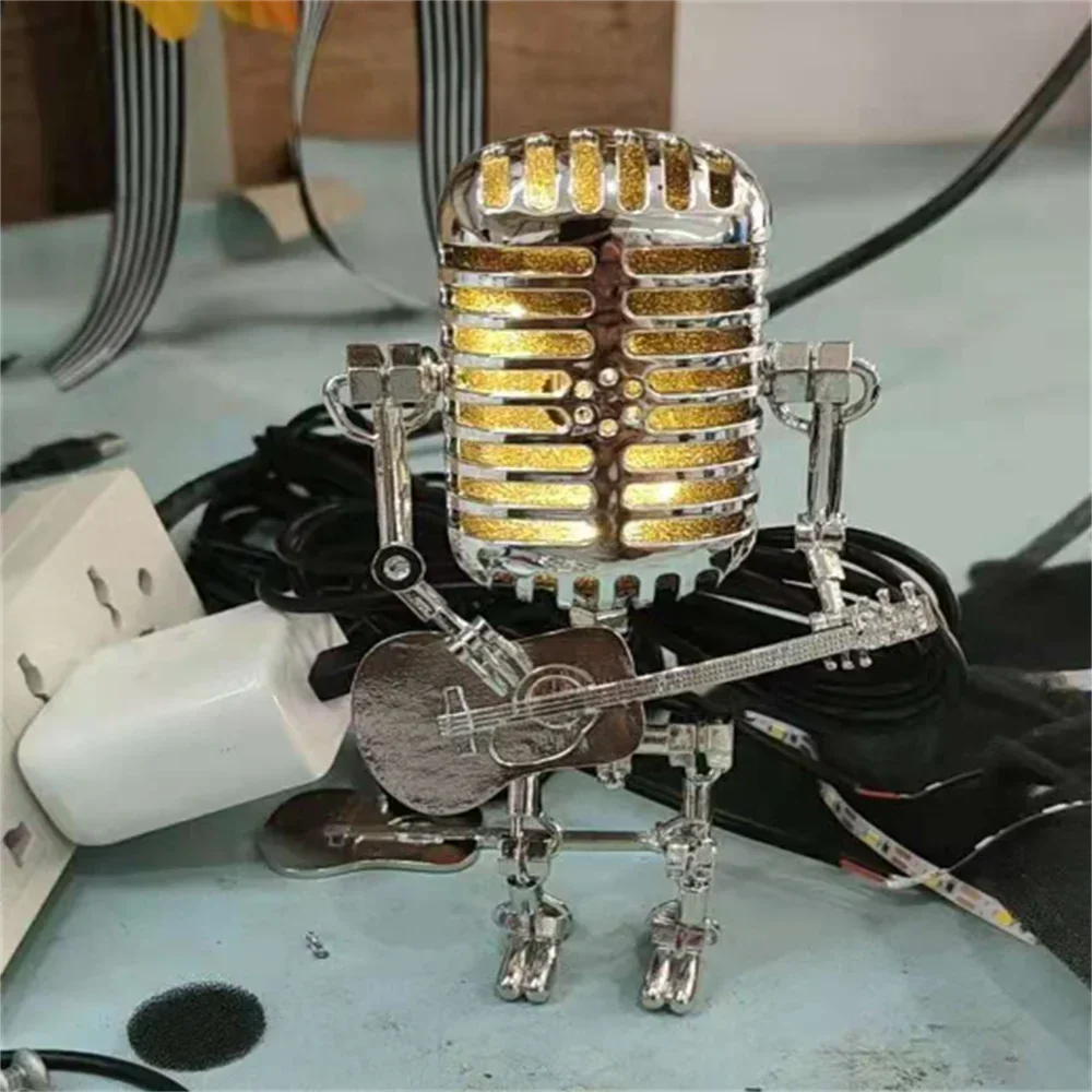 Industrial Table Lamp - Robot Design - Adjustable Brightness 5