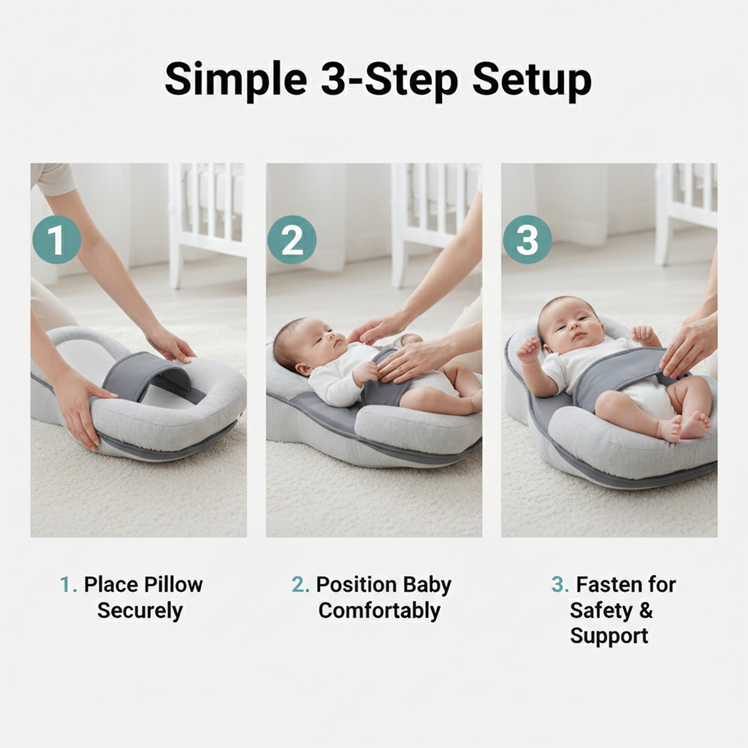 Infant Pillow - Inclined Support - Cot Use