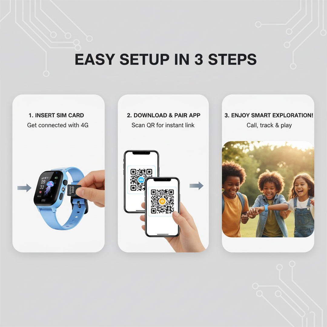 Kids Smartwatch - GPS Tracking - Camera Calling