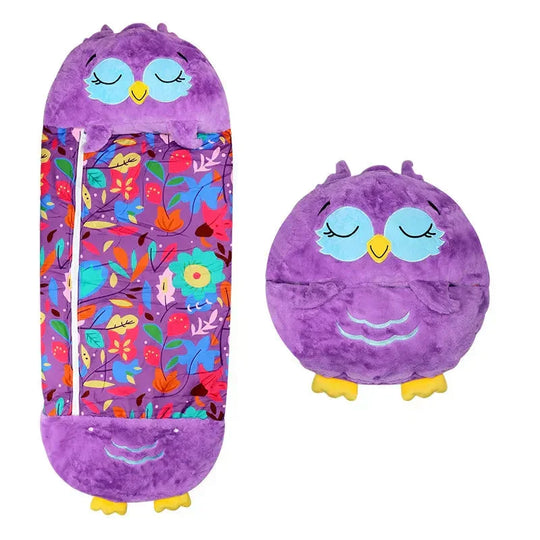 Kids Sleeping Bag - Plush Toy - 2-in-1 Design