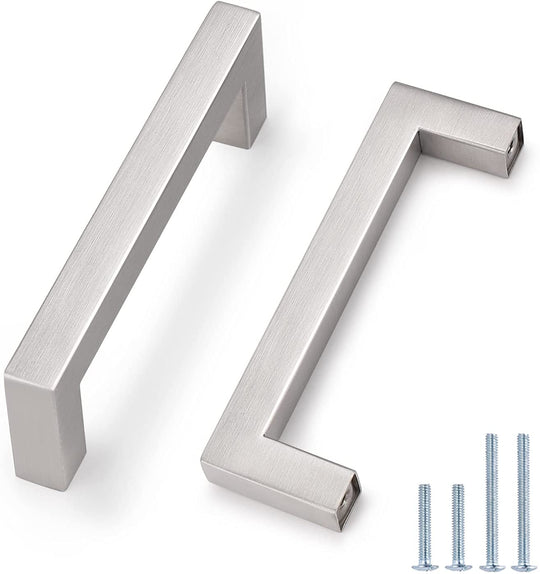 Brushed Nickel Stainless Steel Kitchen Cabinet Pulls and Handles