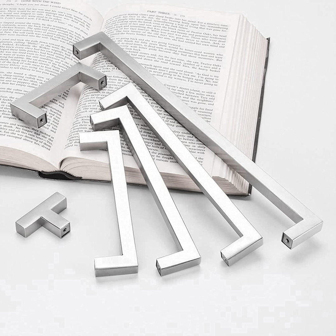 Brushed Nickel Stainless Steel Kitchen Cabinet Pulls and Handles