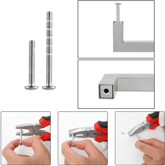 Brushed Nickel Stainless Steel Kitchen Cabinet Pulls and Handles