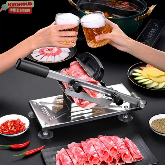 Professional Kitchen Slicer – Adjustable Blade, Durable Stainless Steel Cutting Machine for Home Use