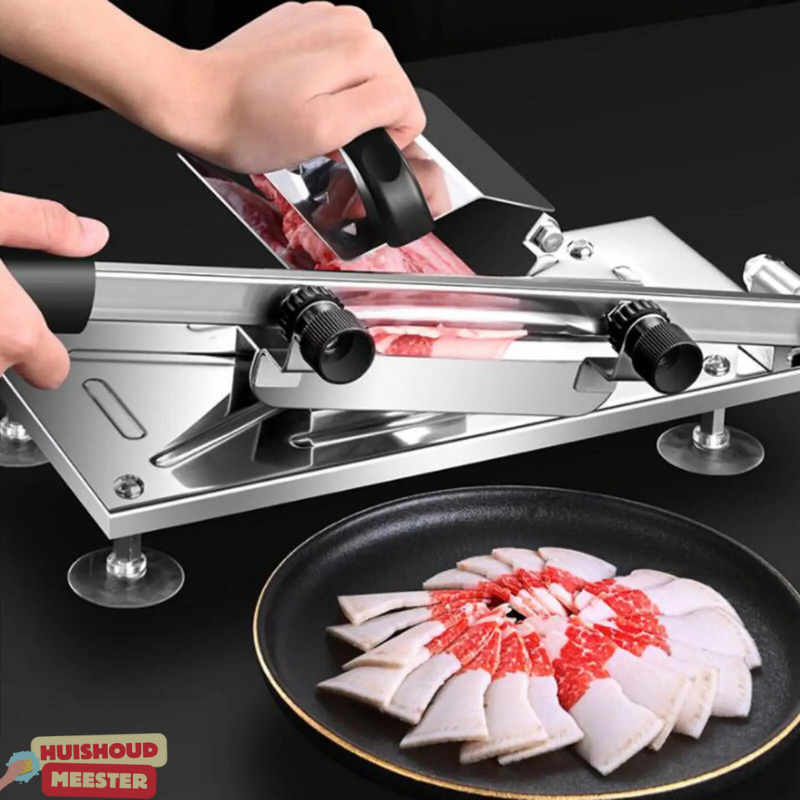 Professional Kitchen Slicer – Adjustable Blade, Durable Stainless Steel Cutting Machine for Home Use