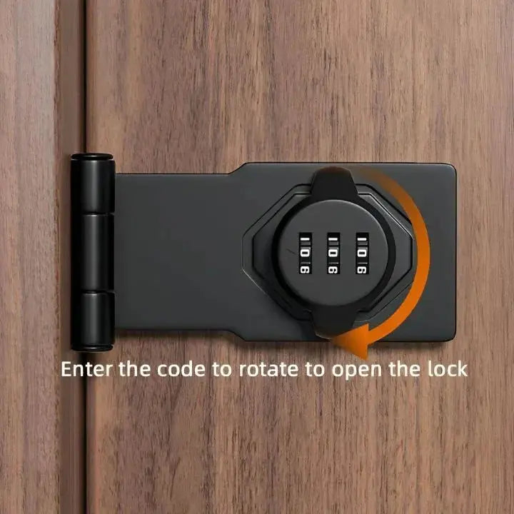 Combination Lock Made of Zinc Alloy – Keyless Door Lock with 1000 Codes