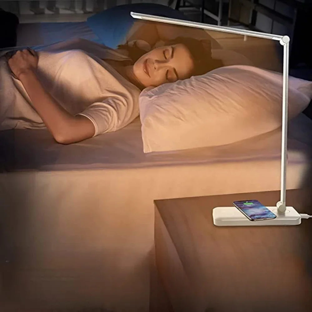 LED Desk Lamp - Adjustable - USB Charging - Luvonic