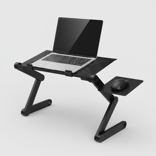 Laptop Stand - Adjustable Design - Folding Desktop
