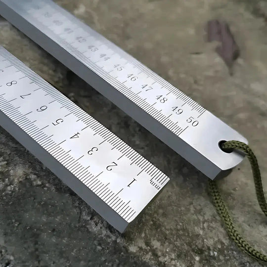 Hardened Steel Ruler – Versatile Emergency Tool