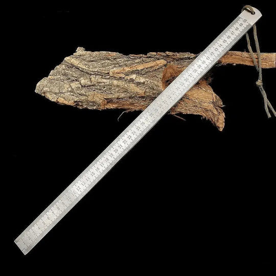 Hardened Steel Ruler – Versatile Emergency Tool