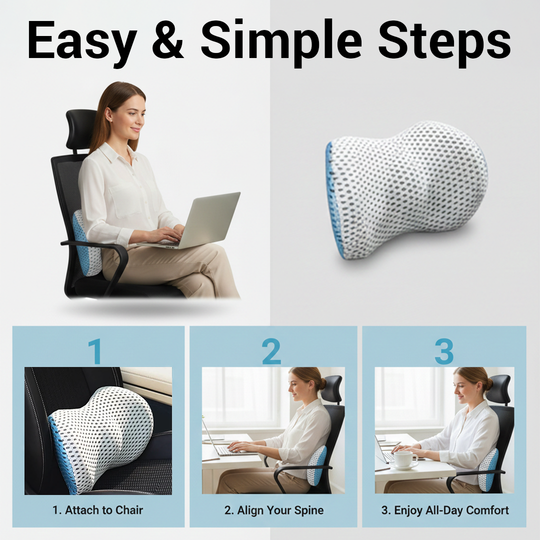Lumbar Cushion - Chair Use - Back Area Placement