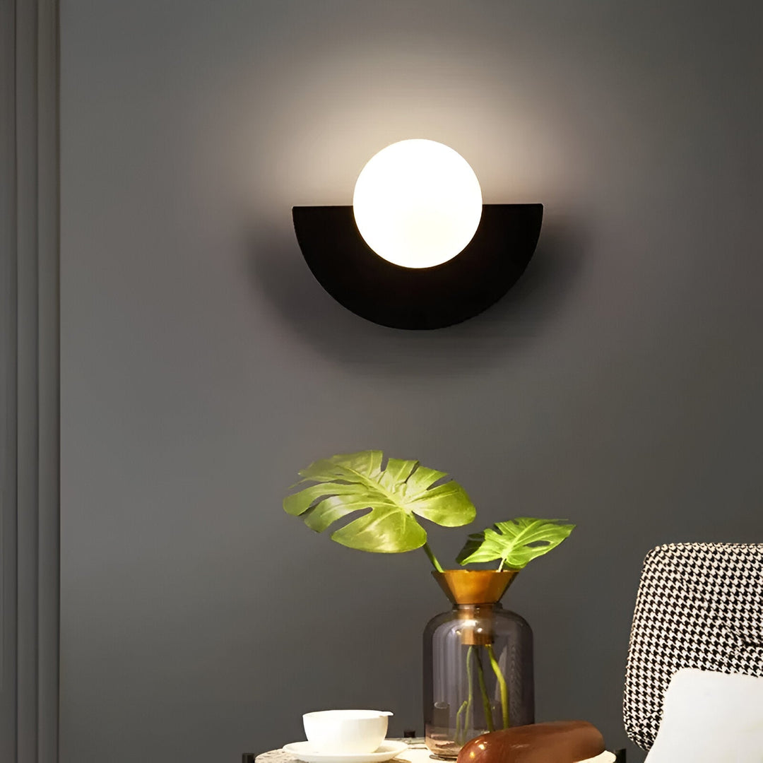 LumiSphere Light - Modern Wall Lights - Plug-in Wall Lights - Wall Light Sconces