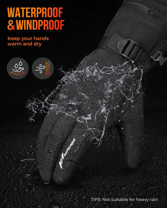 Thermal Heated Waterproof Rechargeable Winter Gloves