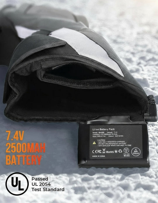 Thermal Heated Waterproof Rechargeable Winter Gloves