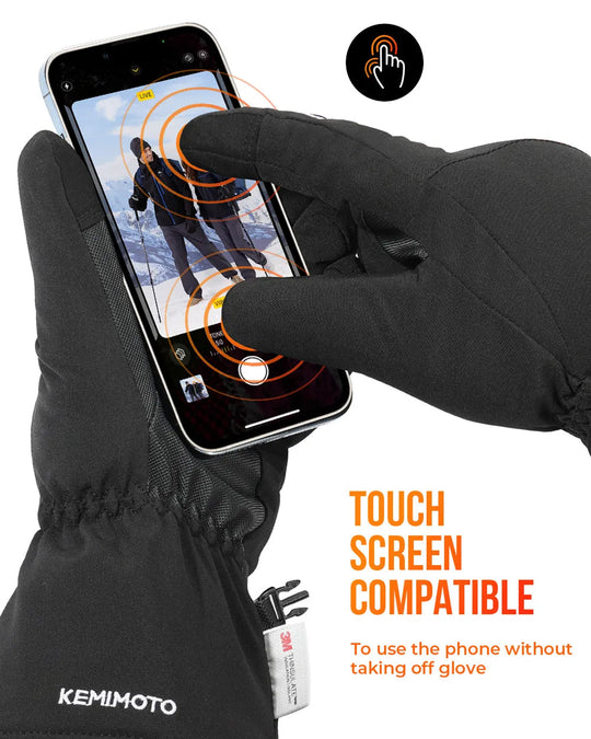 Thermal Heated Waterproof Rechargeable Winter Gloves