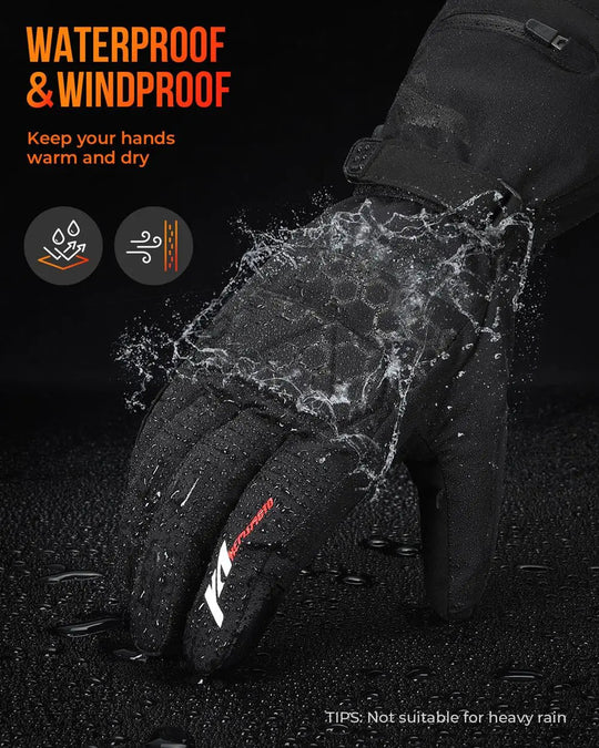 Thermal Heated Waterproof Rechargeable Winter Gloves