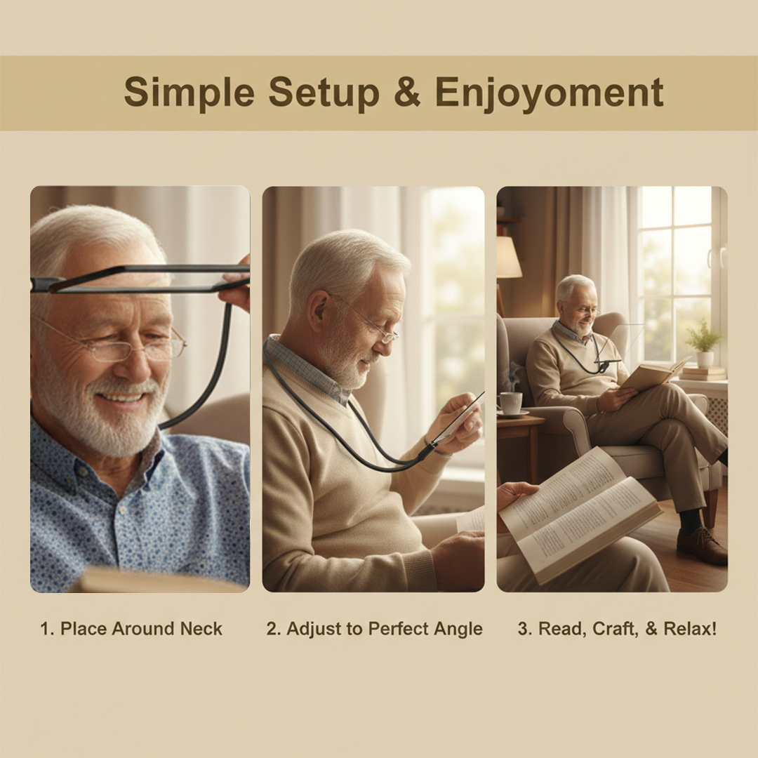 Magnifying Glass - Flexible Neck - Hands Free