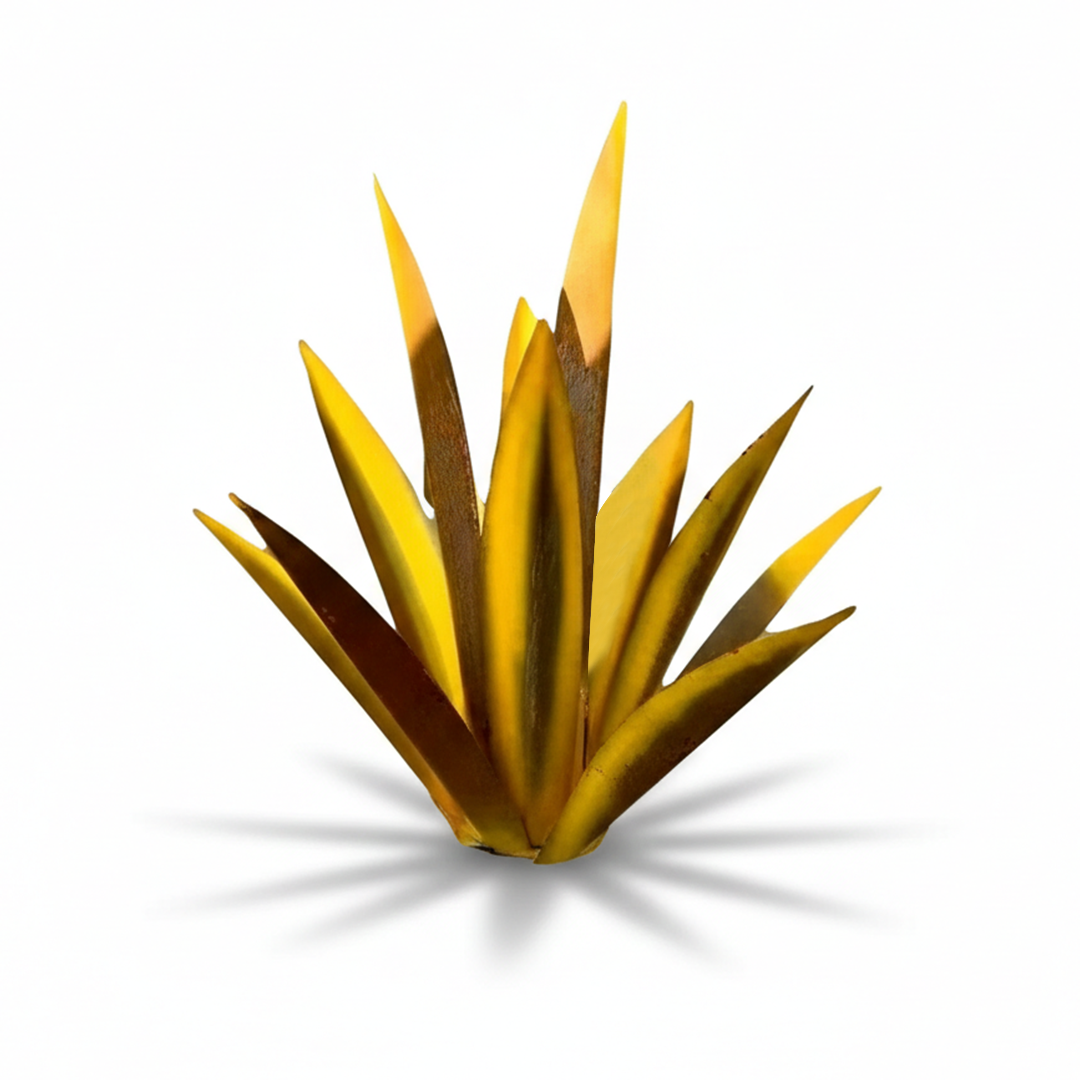 Metal Decorative Plant - Agave Sculpture - Indoor Outdoor