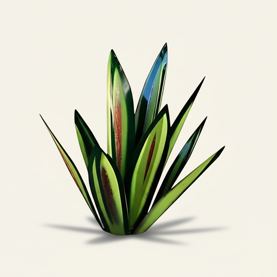Metal Decorative Plant - Agave Sculpture - Indoor Outdoor