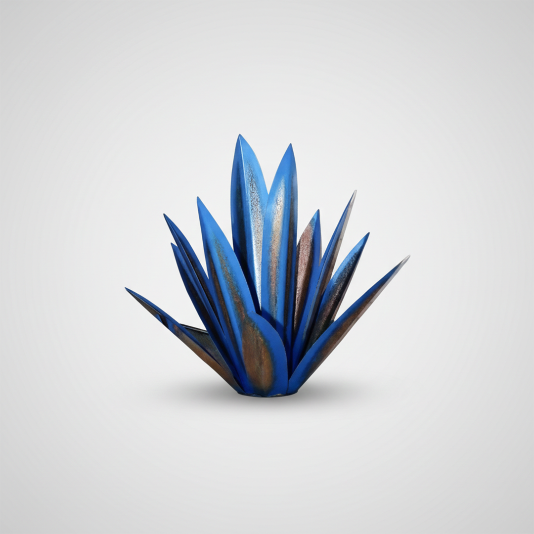 Metal Decorative Plant - Agave Sculpture - Indoor Outdoor