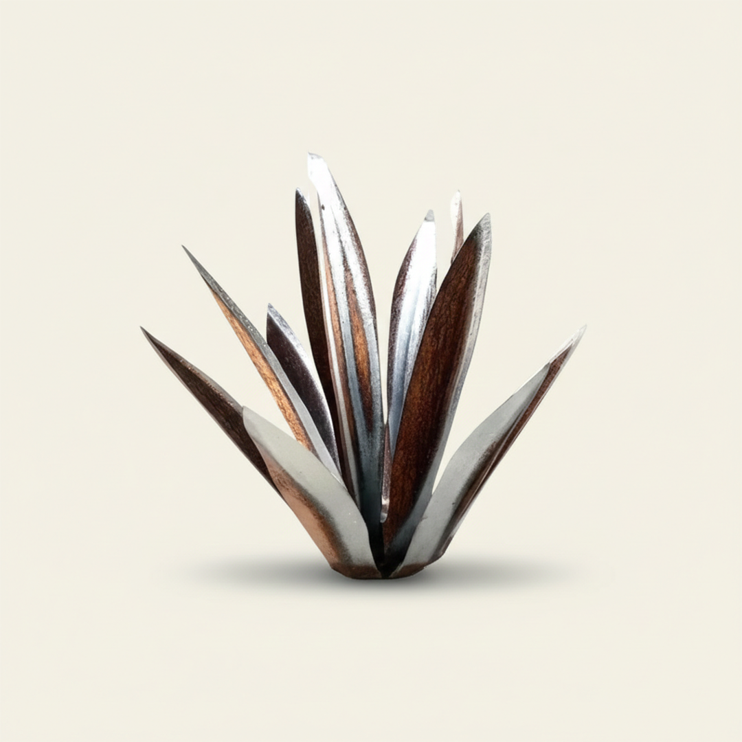 Metal Decorative Plant - Agave Sculpture - Indoor Outdoor