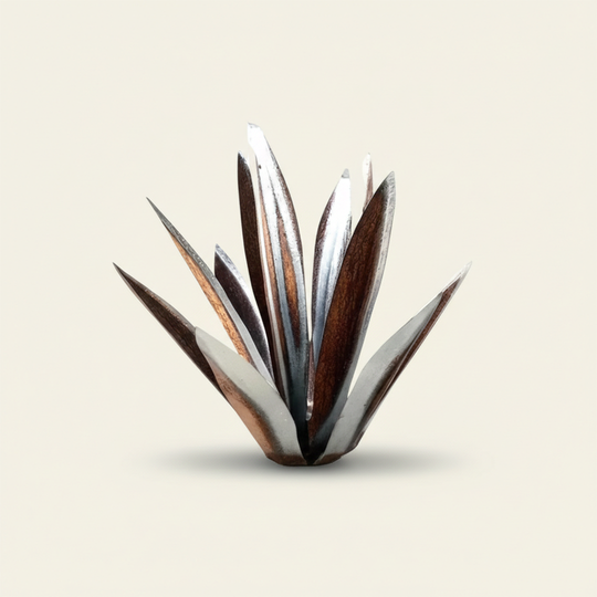 Metal Decorative Plant - Agave Sculpture - Indoor Outdoor