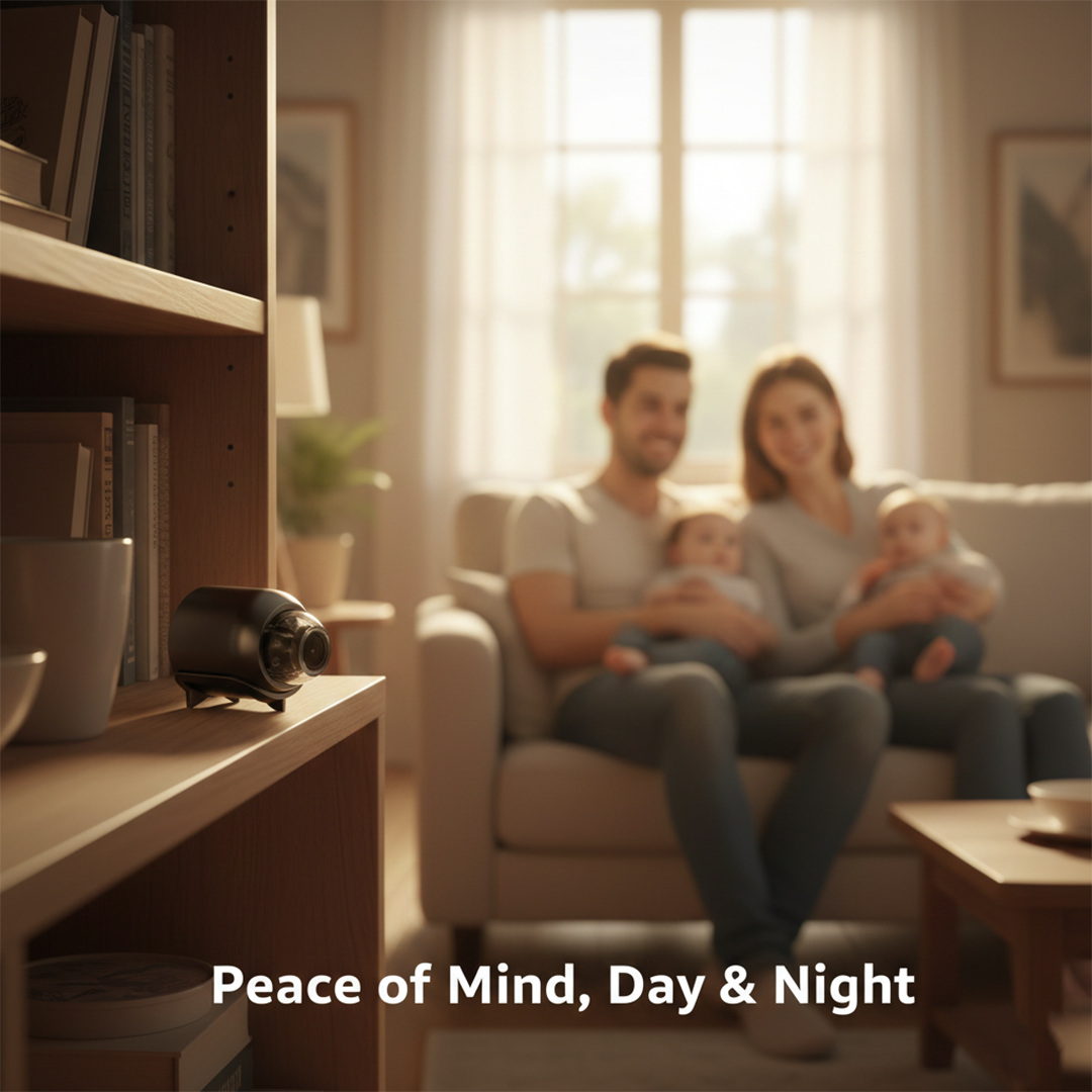 Mini 1080P Wireless WiFi Camera with Night Vision and Motion Detection