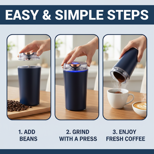 Mini Grinder - Electric - Stainless Steel Blades
