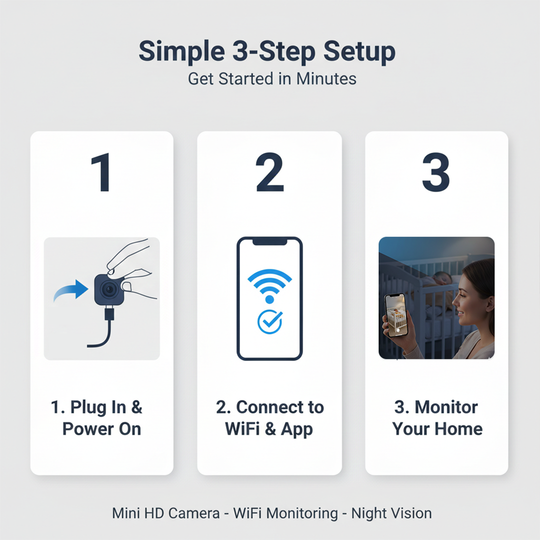 Mini Video Camera - HD Recording - Audio Capture