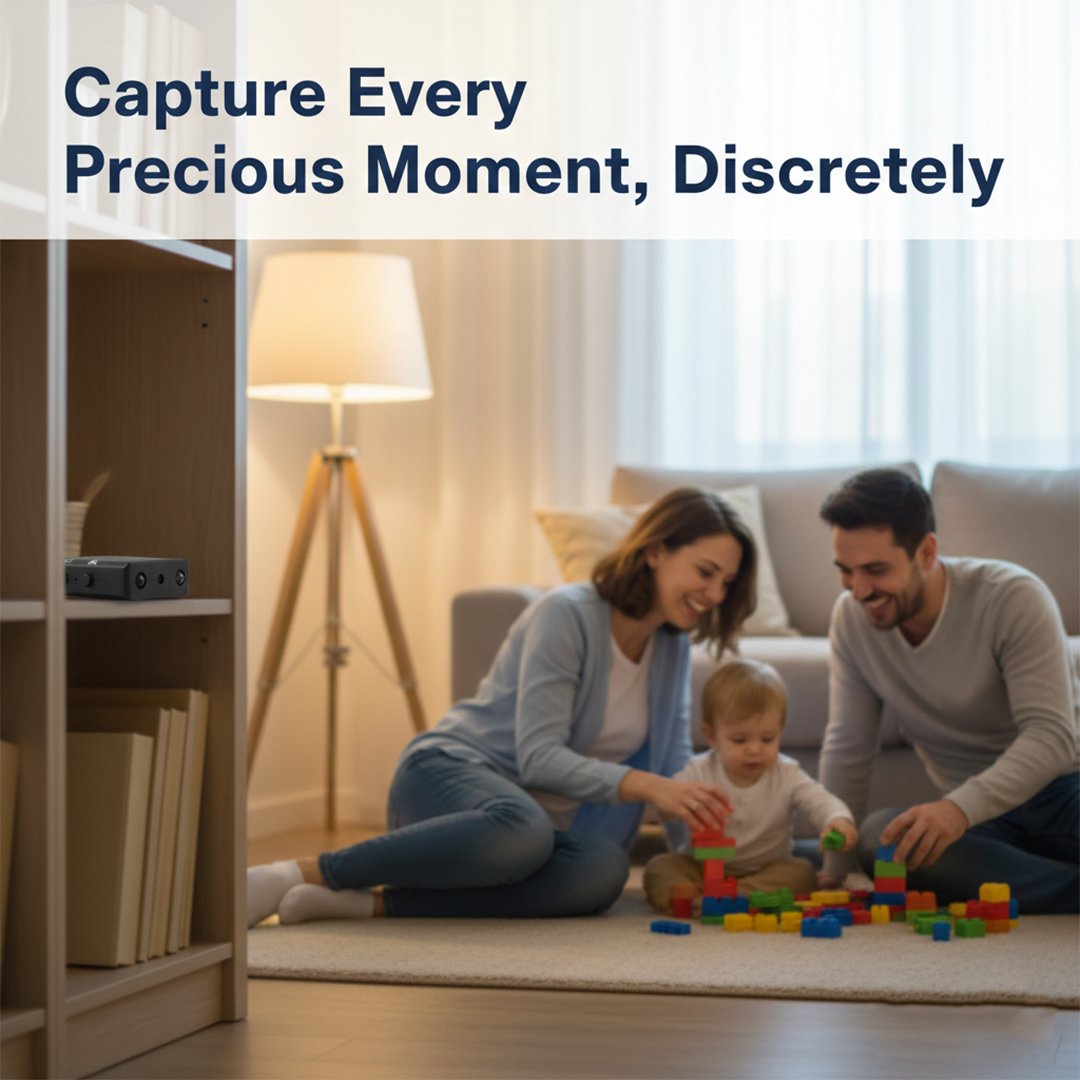 Mini HD Camera with Motion Detection and Night Vision Recording