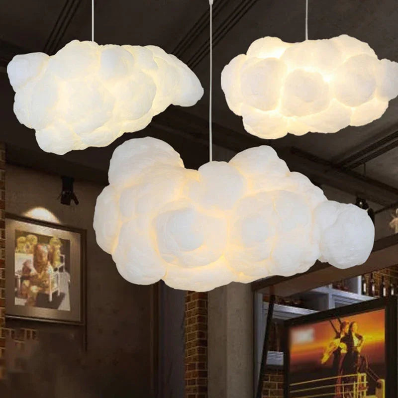 Ceiling Lamp - Modern White - Adjustable Shade - Luvonic