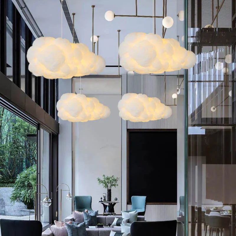 Ceiling Lamp - Modern White - Adjustable Shade - Luvonic