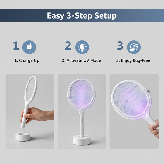 Mosquito Zapper - Electric Design - Rotatable Head