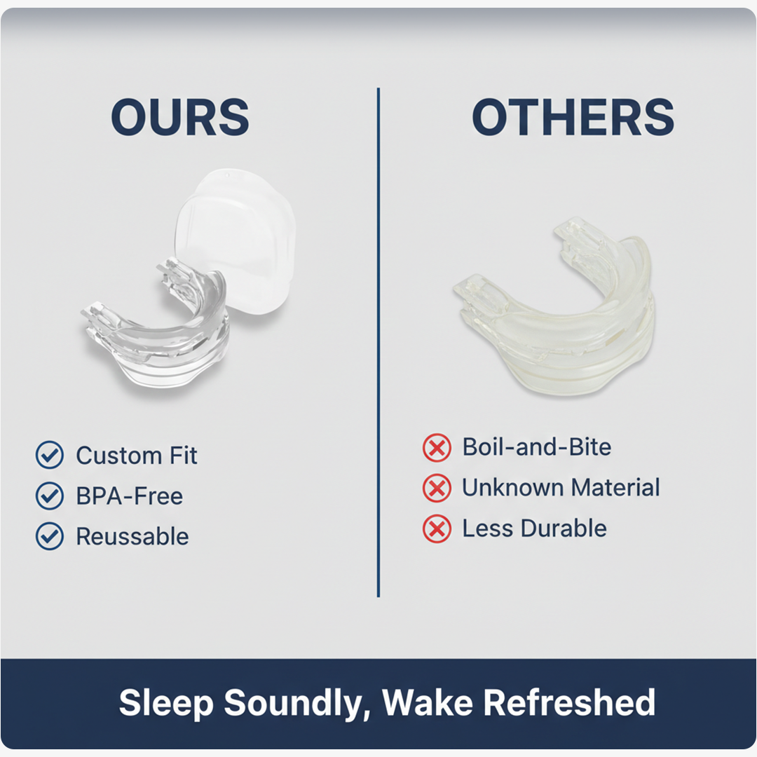 Mouthpiece Guard - Snoring Aid - Clear Design