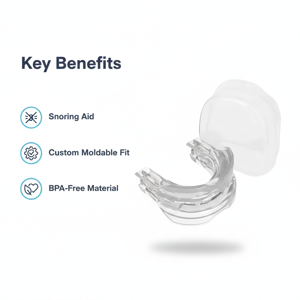 Mouthpiece Guard - Snoring Aid - Clear Design