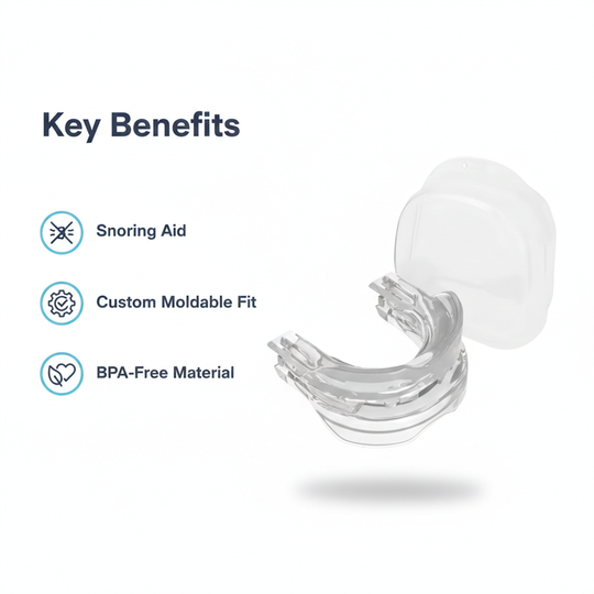 Mouthpiece Guard - Snoring Aid - Clear Design